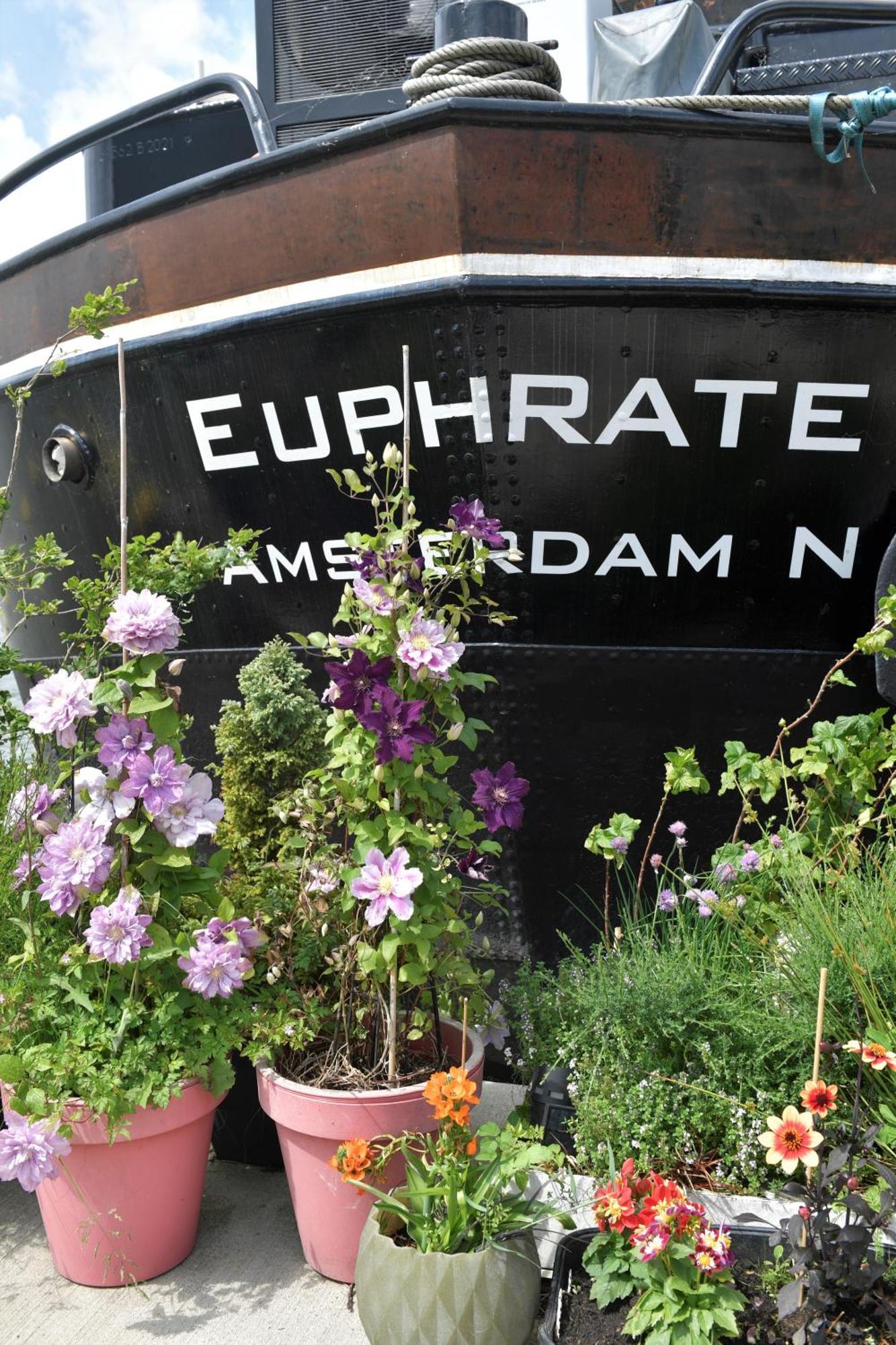 Euphrate Houseboat Hotel Amesterdão Exterior foto